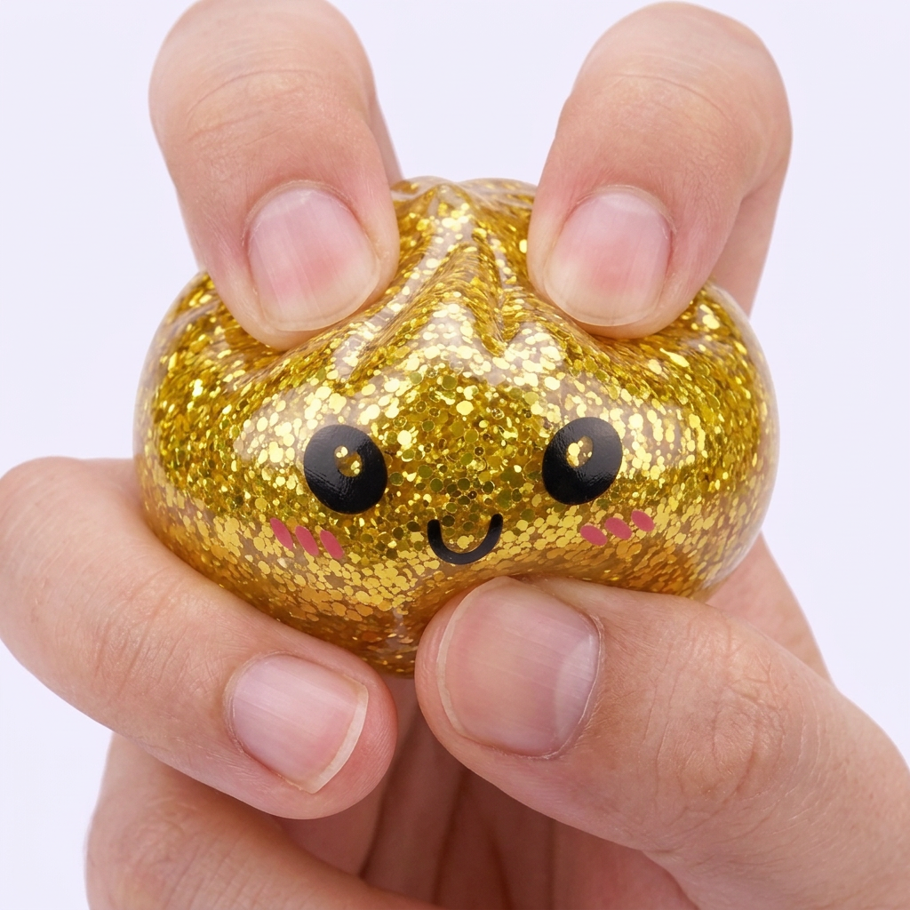 Squishy Dumpling Mystery Glitter Mini-Set — slow-rise Effekt, der Schaum federt langsam zurück