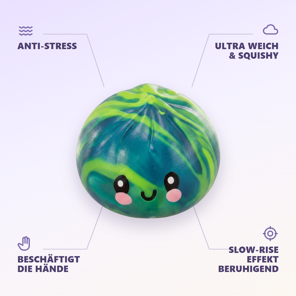 Dumpling Squishy Mystery Tie Dye Mini — seine Vorteile
