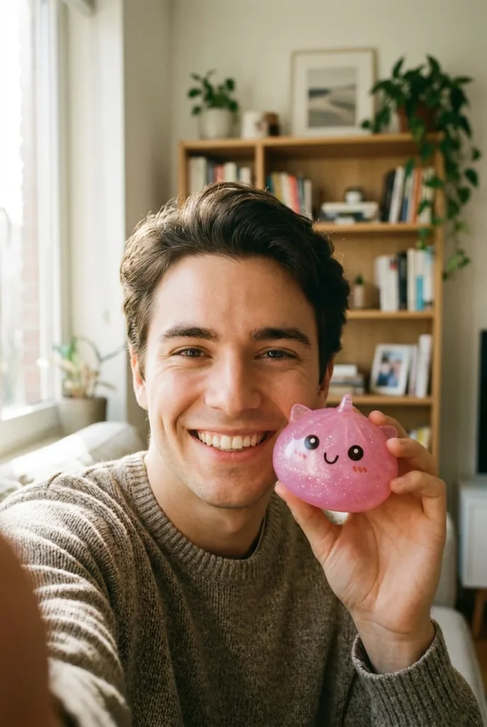 Dumpling Squishy Unicorn Mystery Mini im Alltag