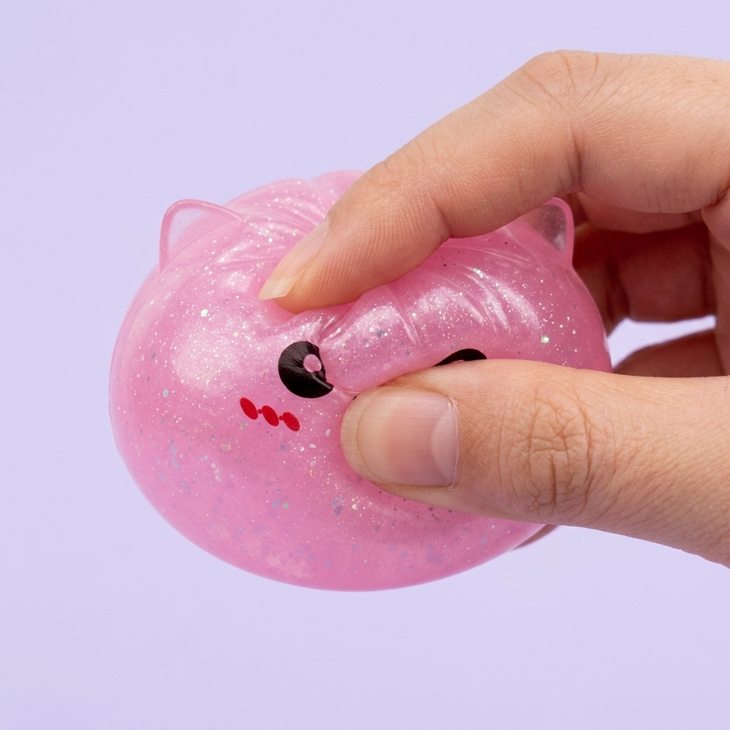 Dumpling Squishy Unicorn Mystery Mini — slow-rise Effekt, der Schaum federt langsam zurück