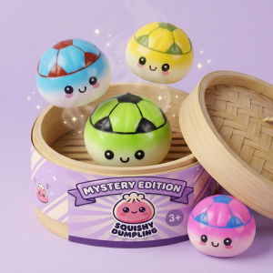 Mystery Dumpling Squishy Fußball Edition beim Drücken, weiches Material