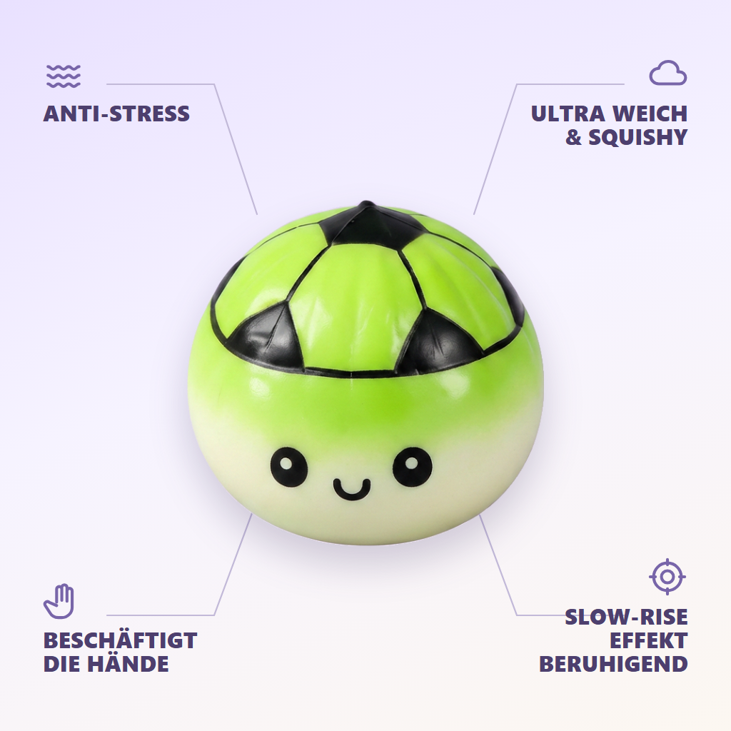 Mystery Dumpling Squishy Fußball Edition — seine Vorteile