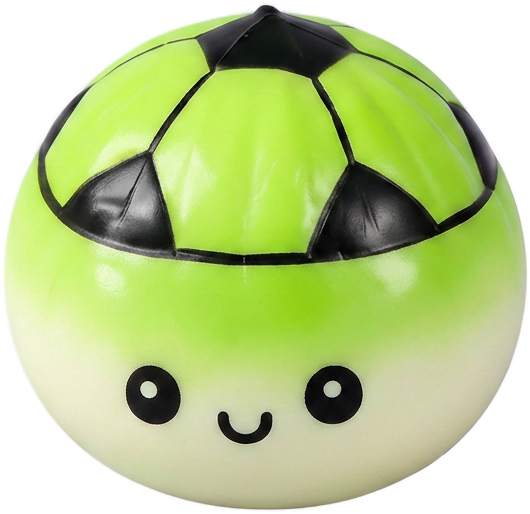 Mystery Dumpling Squishy Fußball Edition beim Drücken, weiches Material