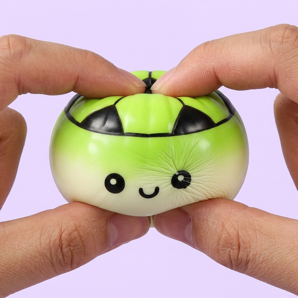 Mystery Dumpling Squishy Fußball Edition beim Drücken, weiches Material