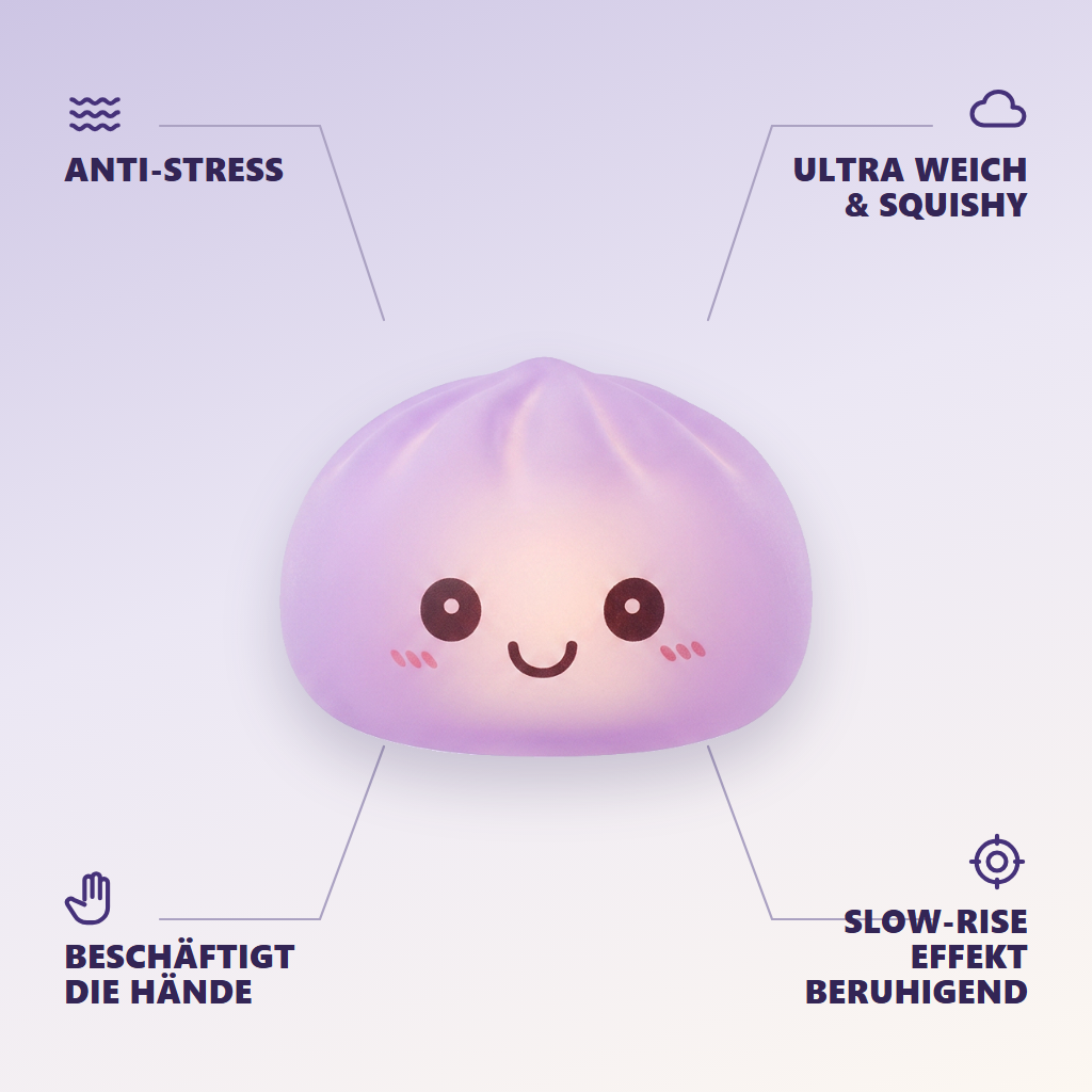 Mystery Squishy Dumpling Nachtlicht — seine Vorteile