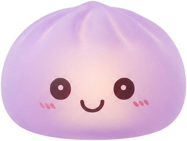 Mystery Squishy Dumpling Nachtlicht beim Drücken, weiches Material