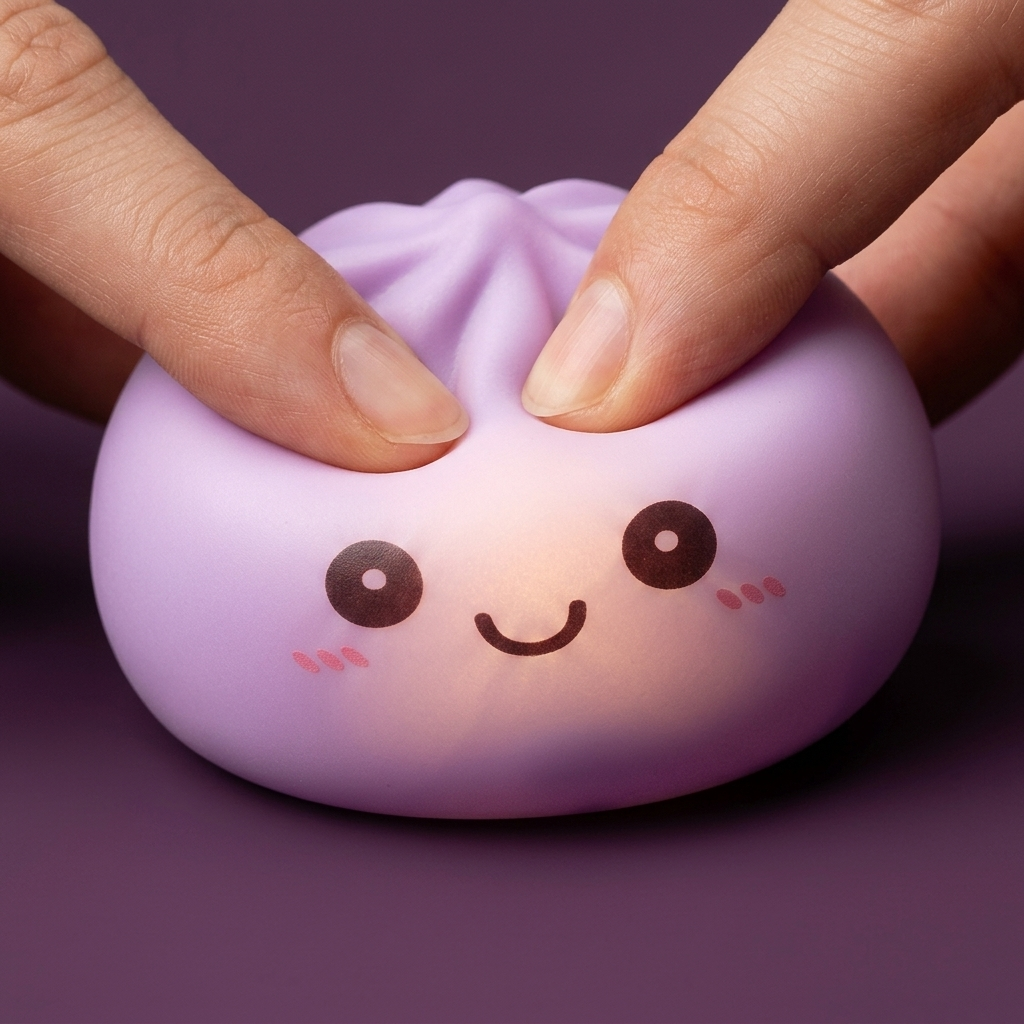Mystery Squishy Dumpling Nachtlicht — slow-rise Effekt, der Schaum federt langsam zurück