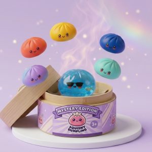 Mystery Dumpling Squishy Sommer-Edition beim Drücken, weiches Material