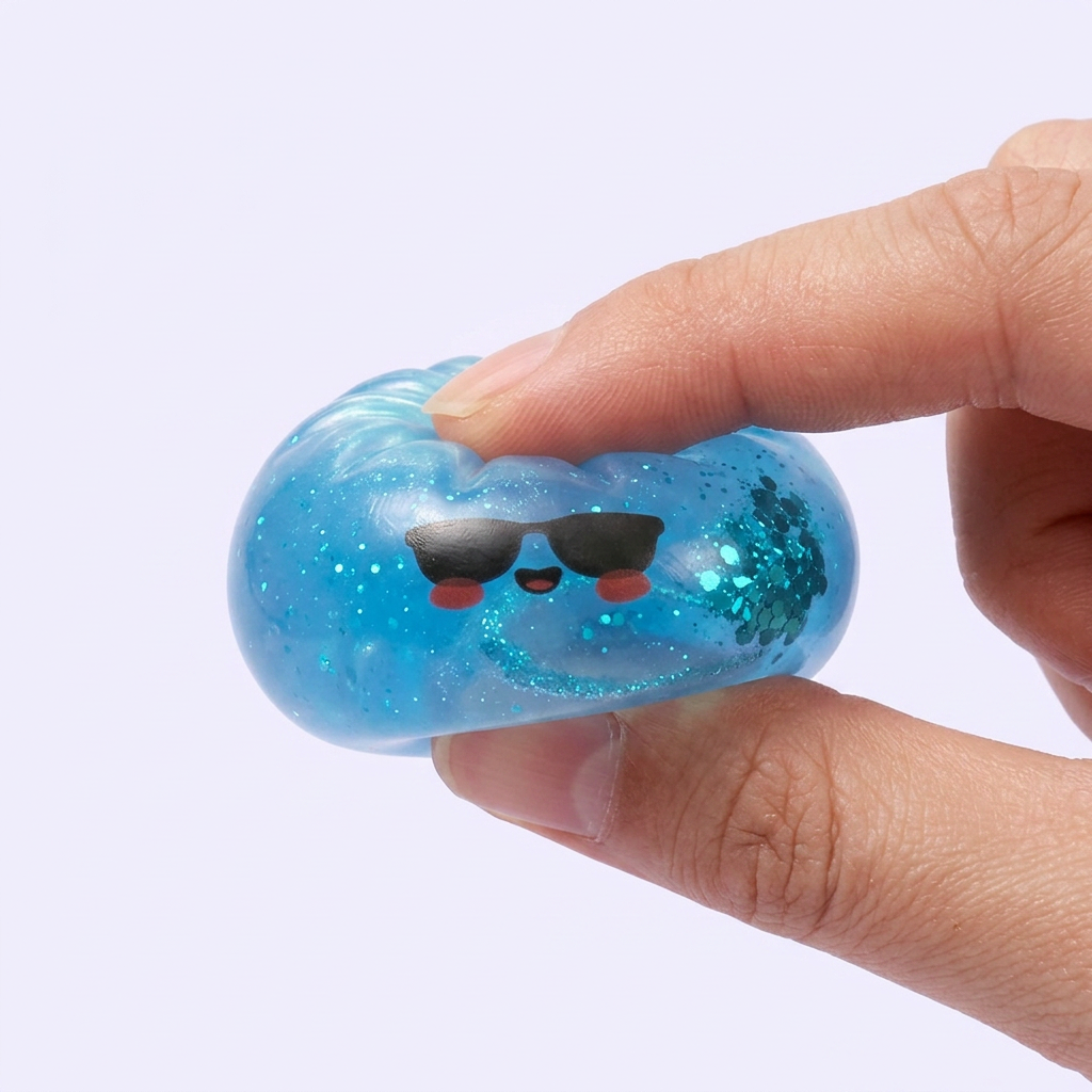 Mystery Dumpling Squishy Sommer-Edition beim Drücken, weiches Material