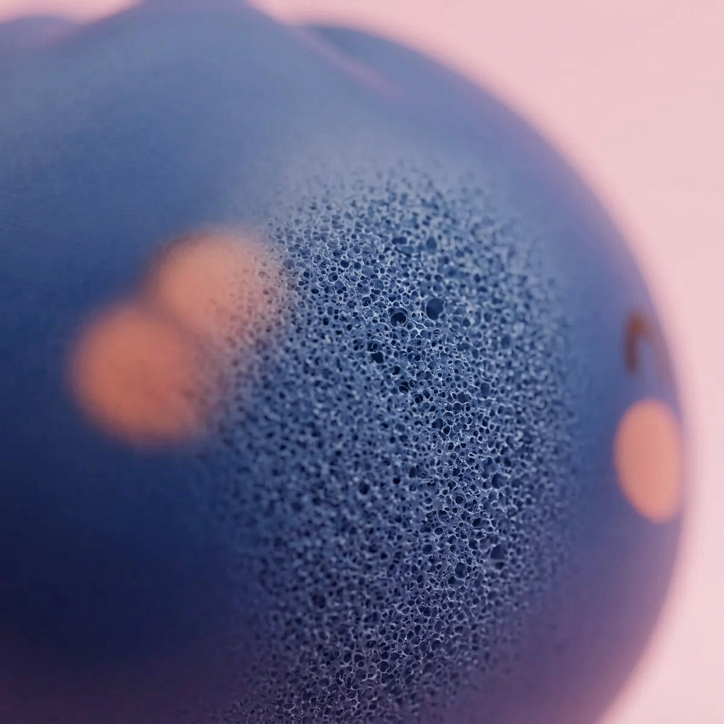 Dumpling Squishy Marineblau Mitternacht — Makro-Nahaufnahme der Textur