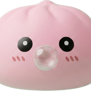 Dumpling Squishy Rosa Flauschwolke beim Drücken, weiches Material