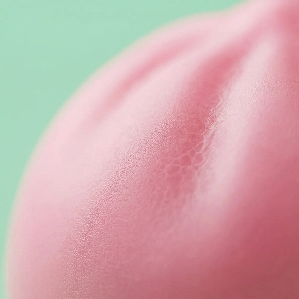 Dumpling Squishy Rosa Flauschwolke — Makro-Nahaufnahme der Textur
