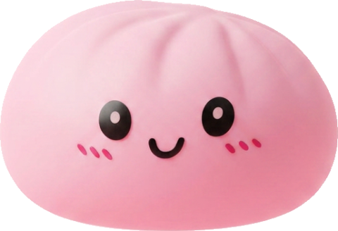 Pink Squishy Dumpling Blütenzart beim Drücken, weiches Material
