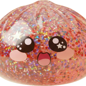 Galaxy Dumpling Squishy Rosa Kawaii beim Drücken, weiches Material