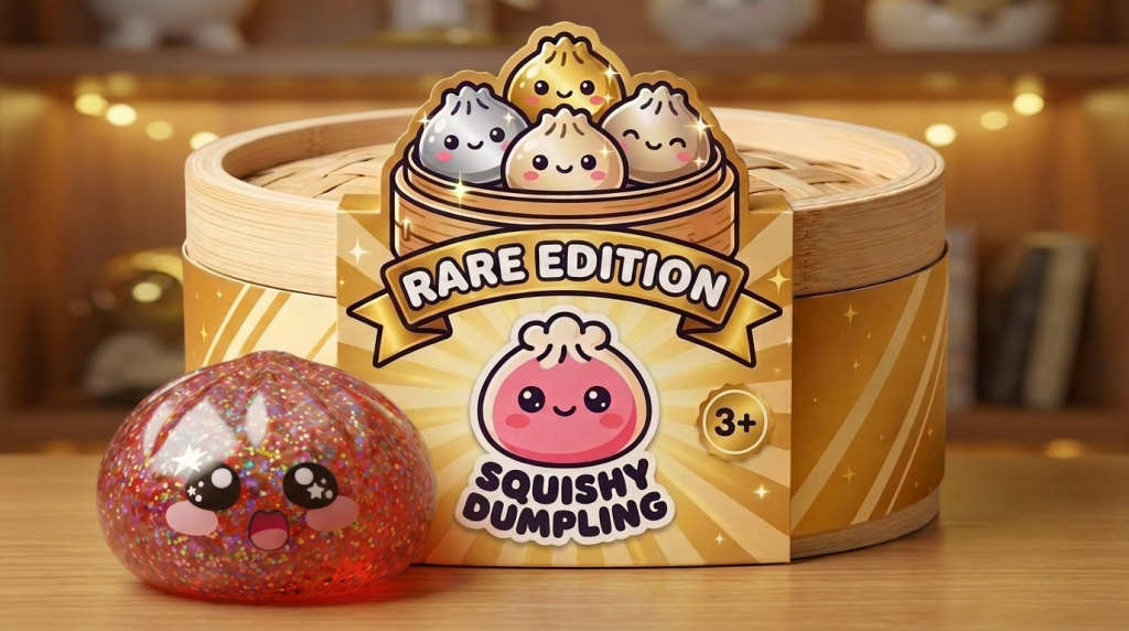 Galaxy Dumpling Squishy Rosa Kawaii in seiner kawaii Umgebung