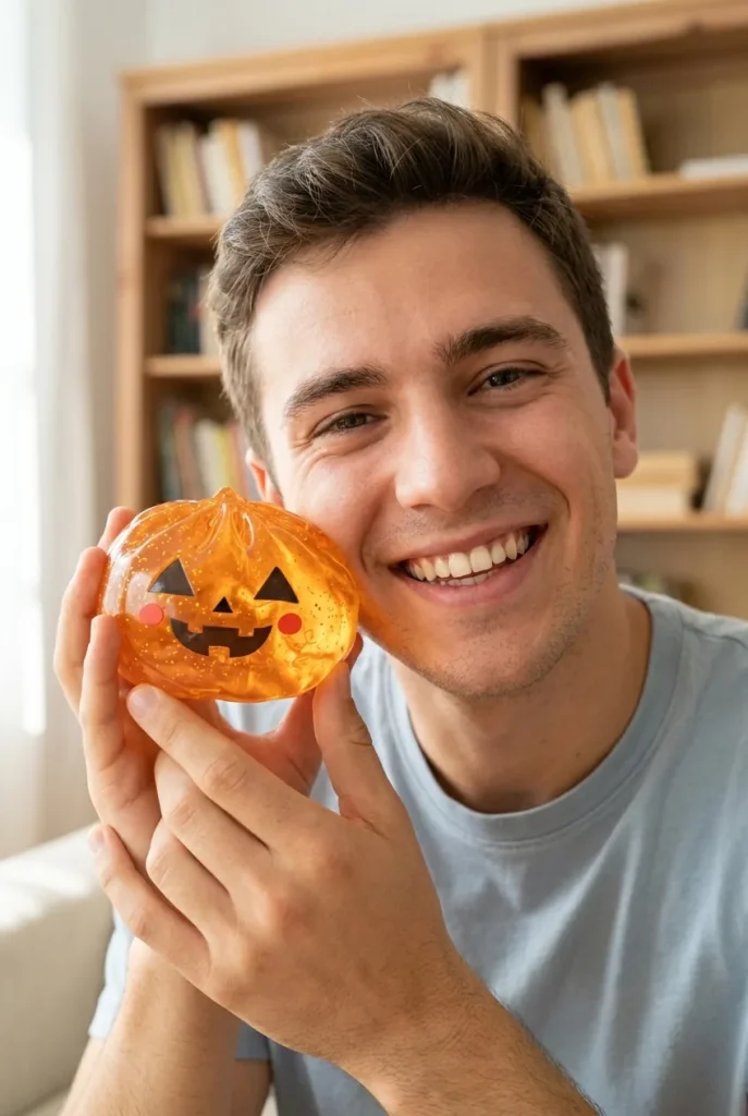 Squishy Dumpling Citrouille Halloween Leuchtend im Alltag