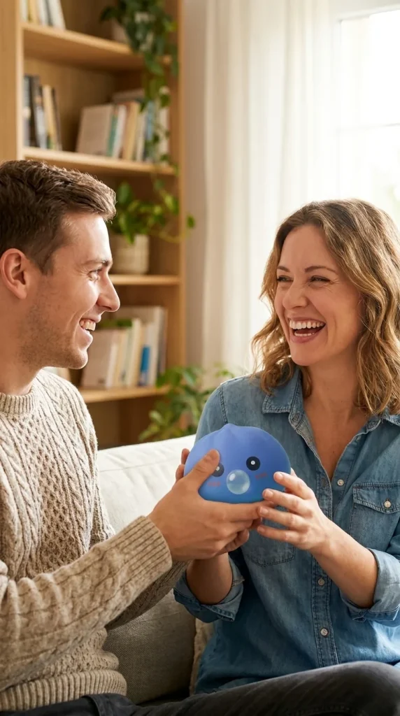 Dumpling Squishy Violett Puffig & Weich als Geschenkidee