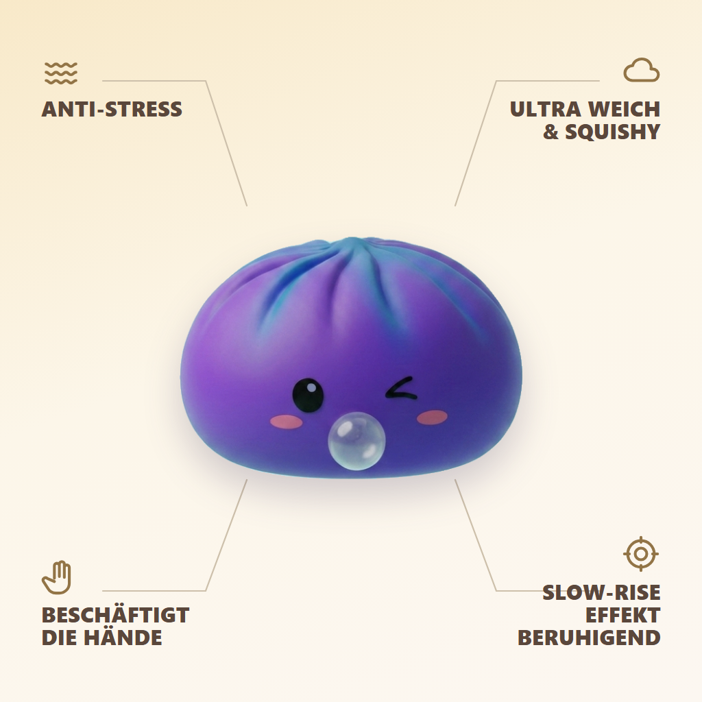 Dumpling Squishy Purple Rare Blow Cosmic Bambuskorb — seine Vorteile