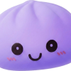 Dumpling Squishy Nachtlicht Violett Sanft beim Drücken, weiches Material