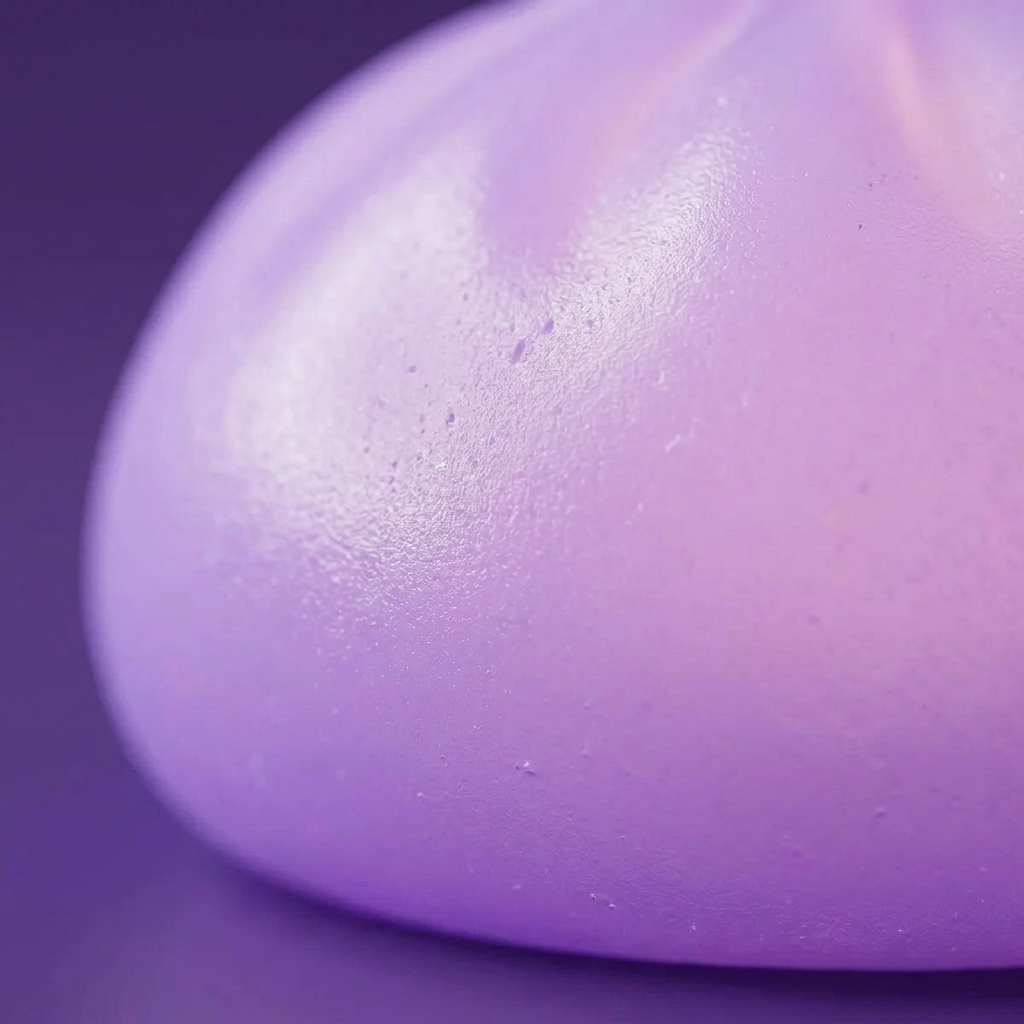 Dumpling Squishy Nachtlicht Violett Sanft — Makro-Nahaufnahme der Textur