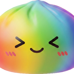 Rainbow Dumpling Squishy Regenbogen Kawaii beim Drücken, weiches Material