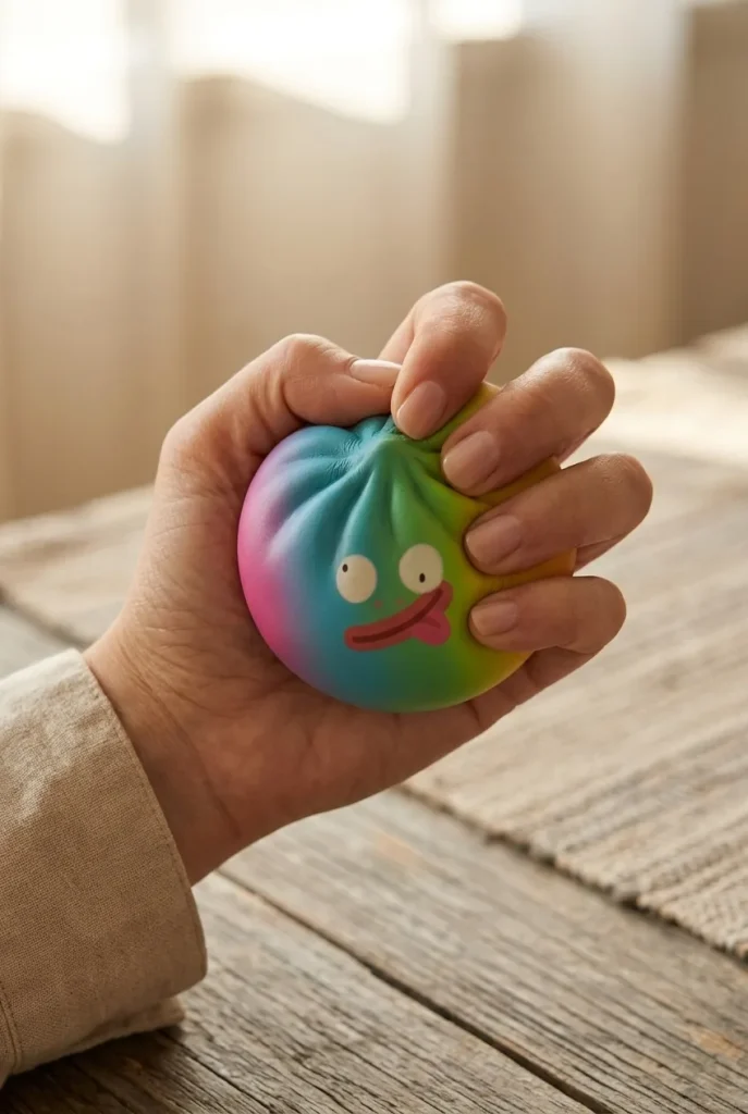 Rainbow Mystery Dumplings Squishy Bunte Überraschung beim Drücken