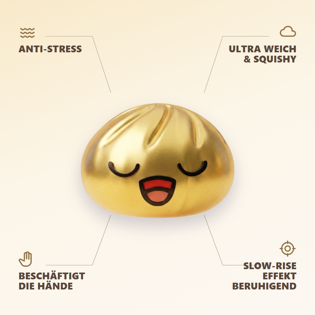 Rare Dumpling Squishy Gold-Schatz — seine Vorteile