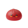 Dumpling Squishy Rot Fluffy beim Drücken, weiches Material