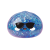 Sparkle Sonnenbrille Dumpling Squishy Blau beim Drücken, weiches Material