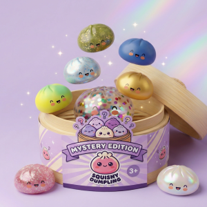 Squishy Bun Mystery Dumpling Überraschung beim Drücken, weiches Material