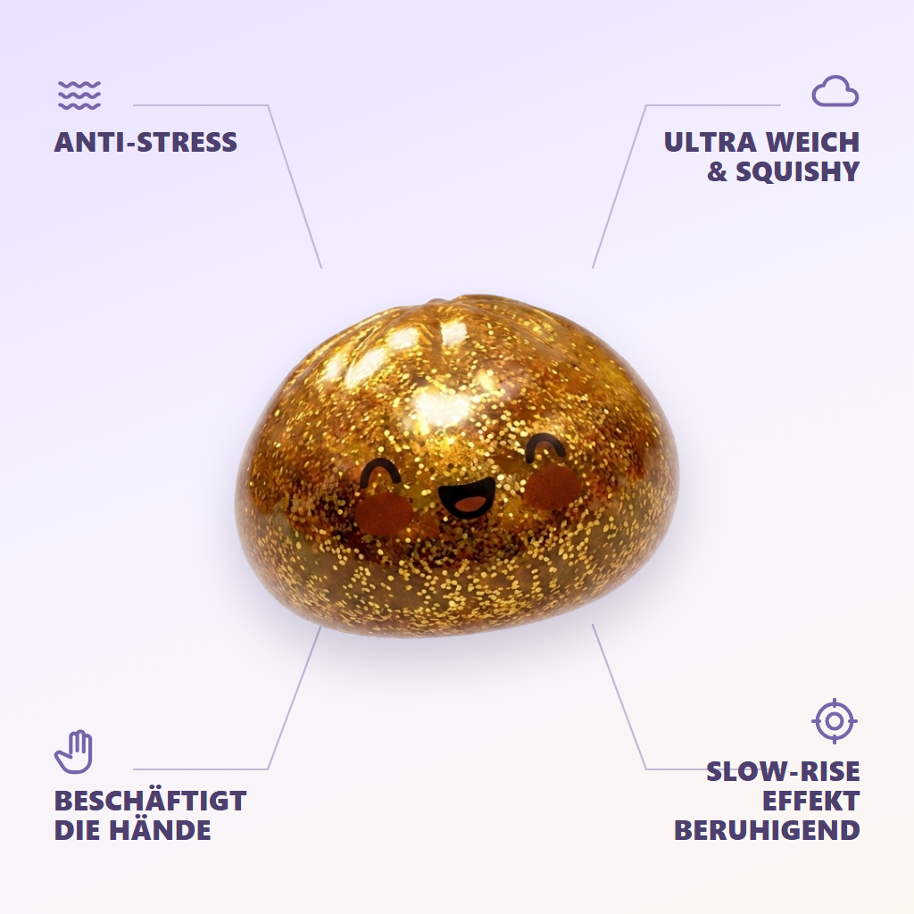 Squishy Bun Mystery Dumpling Überraschung — seine Vorteile