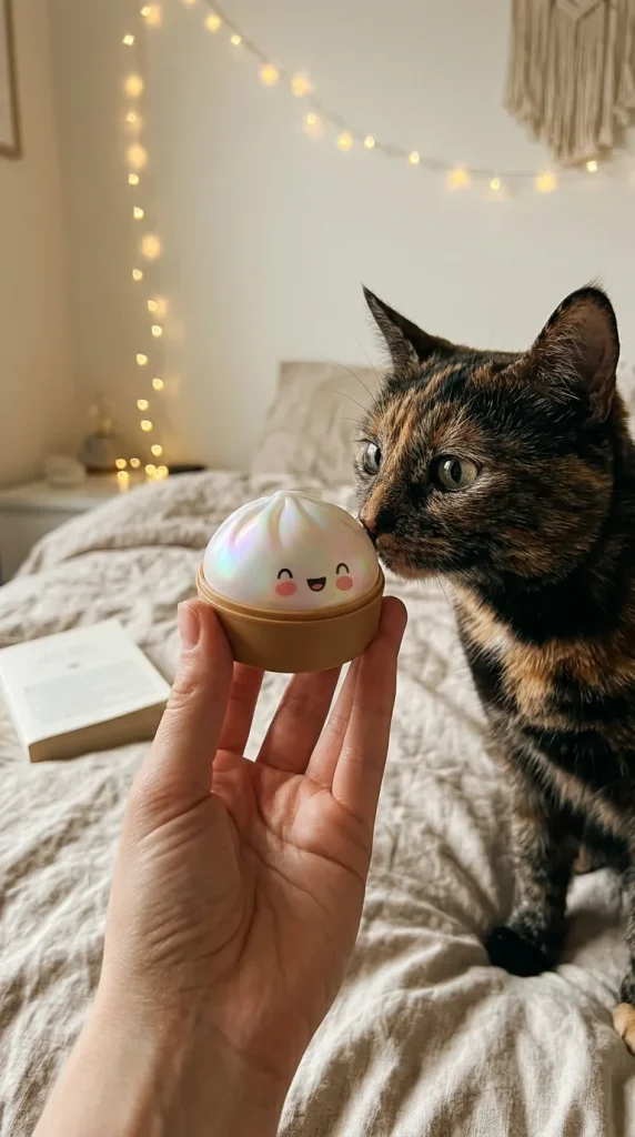Squishy Bun Mystery Dumpling Überraschung mit einem Kuscheltier