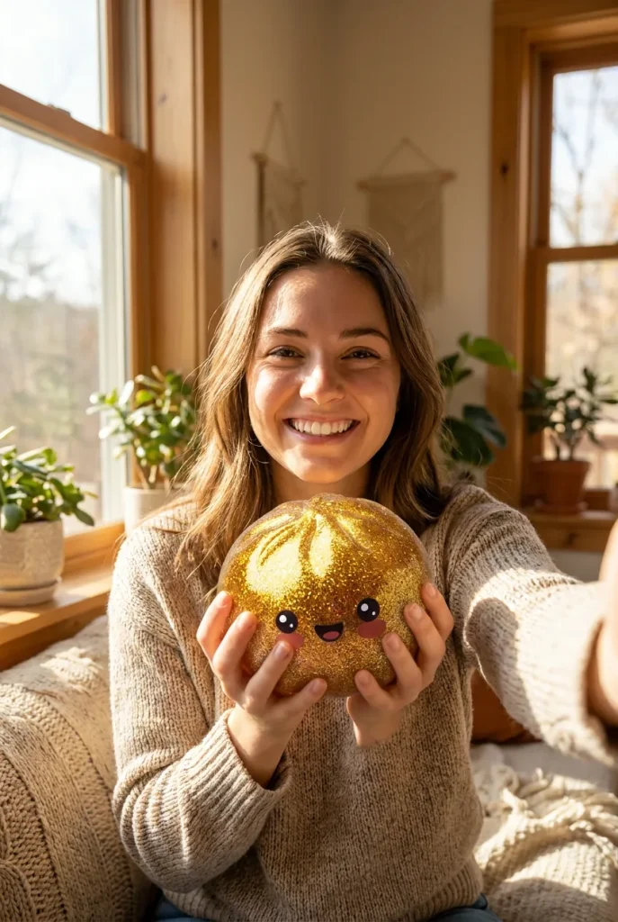 Squishy Bun Mystery Dumpling Überraschung im Alltag