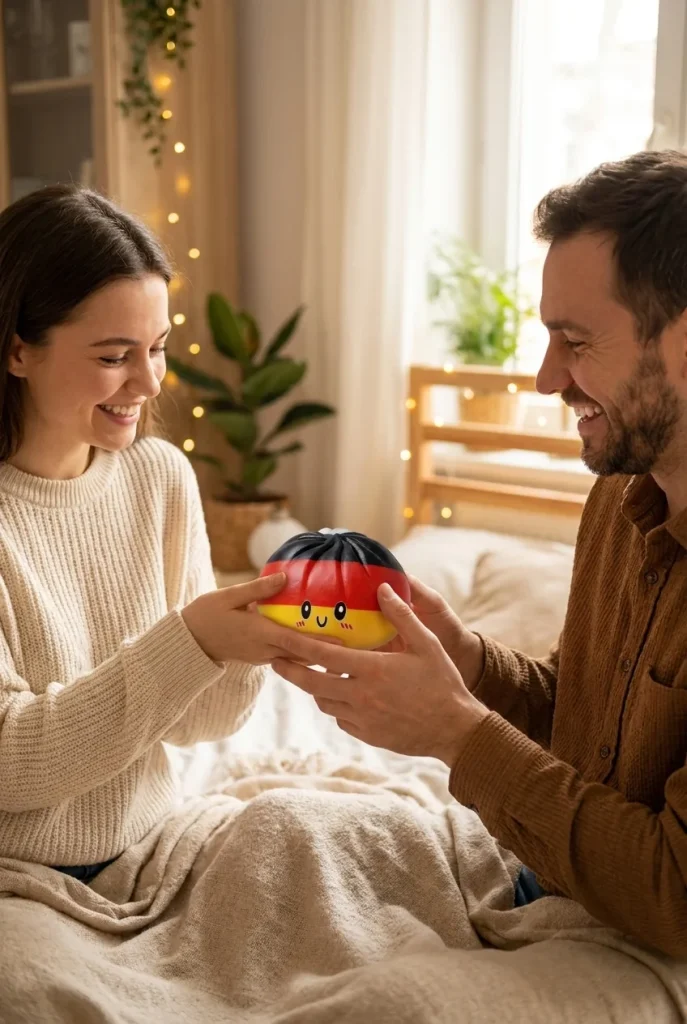 Flag Squishy Toy Dumpling Deutschland als Geschenkidee