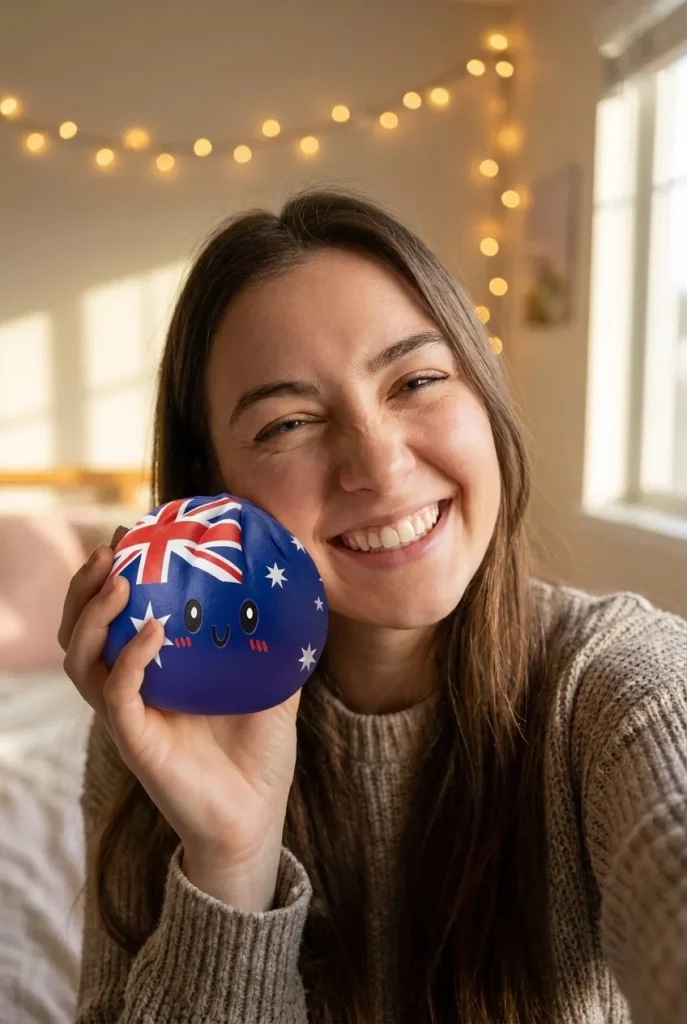 Flag Squishy Dumpling Australien im Alltag