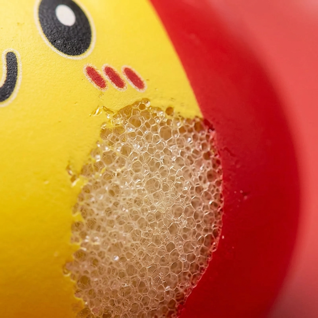 Squishy Dumpling Flag Belgien — Makro-Nahaufnahme der Textur