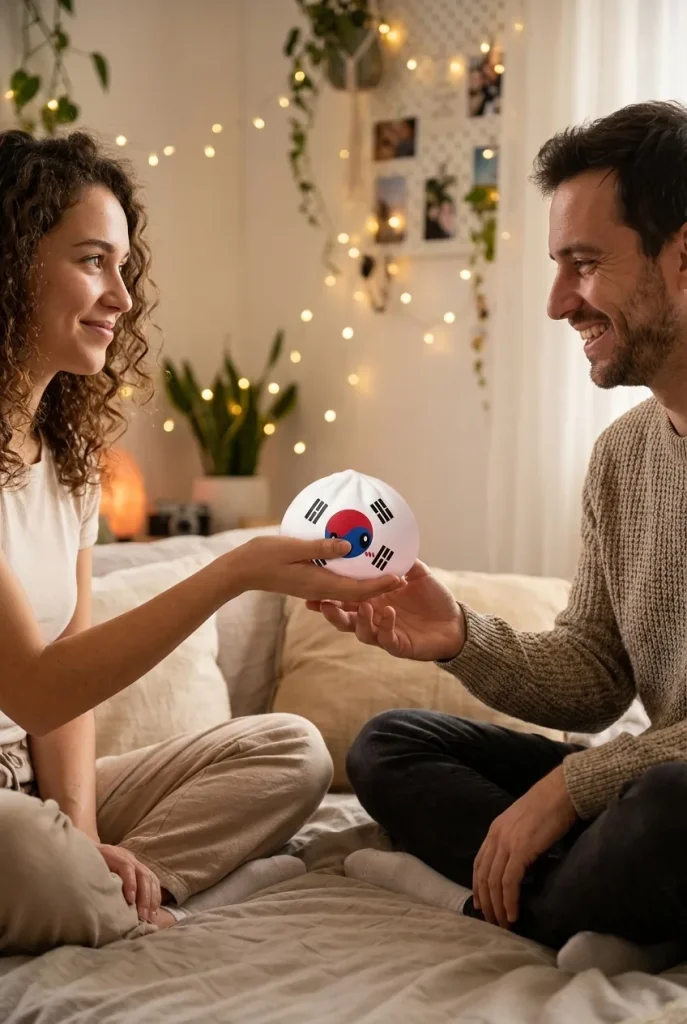 Flag Squishy Dumpling Südkorea als Geschenkidee