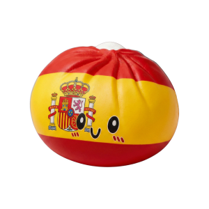 Squishy Flag Dumpling Spanien beim Drücken, weiches Material