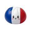 France Flag Squishy Dumpling Trikolore beim Drücken, weiches Material