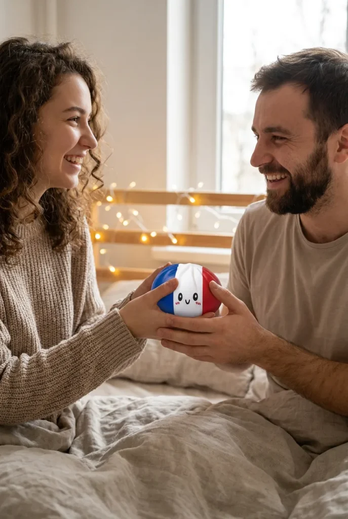France Flag Squishy Dumpling Trikolore als Geschenkidee