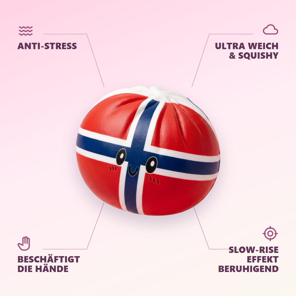 Flag Squishy Dumpling Norwegen — seine Vorteile