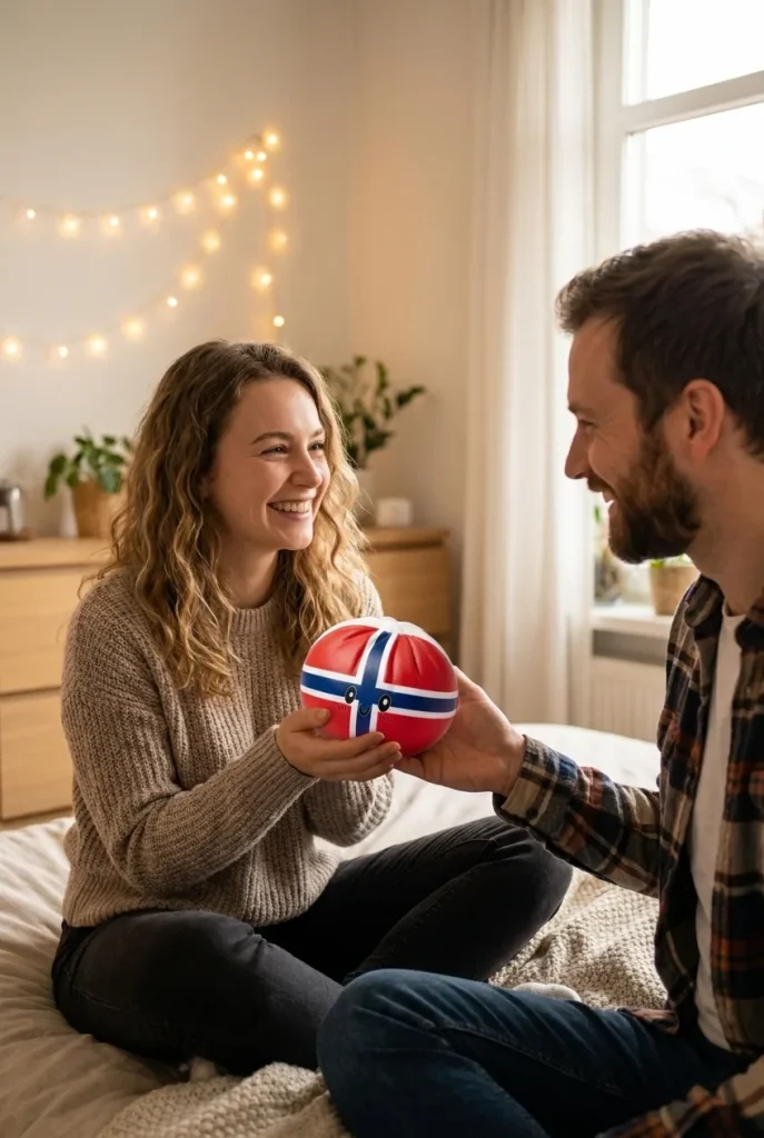 Flag Squishy Dumpling Norwegen als Geschenkidee