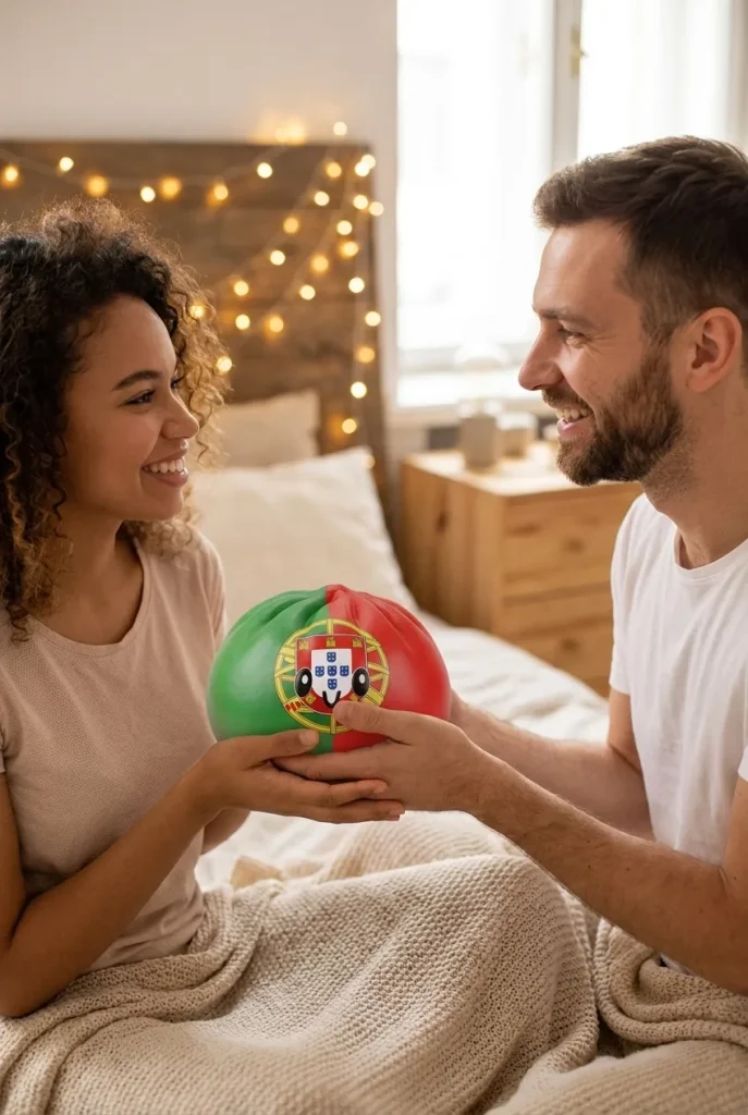 Squishy Dumpling Portugal – Flagge zum Drücken als Geschenkidee