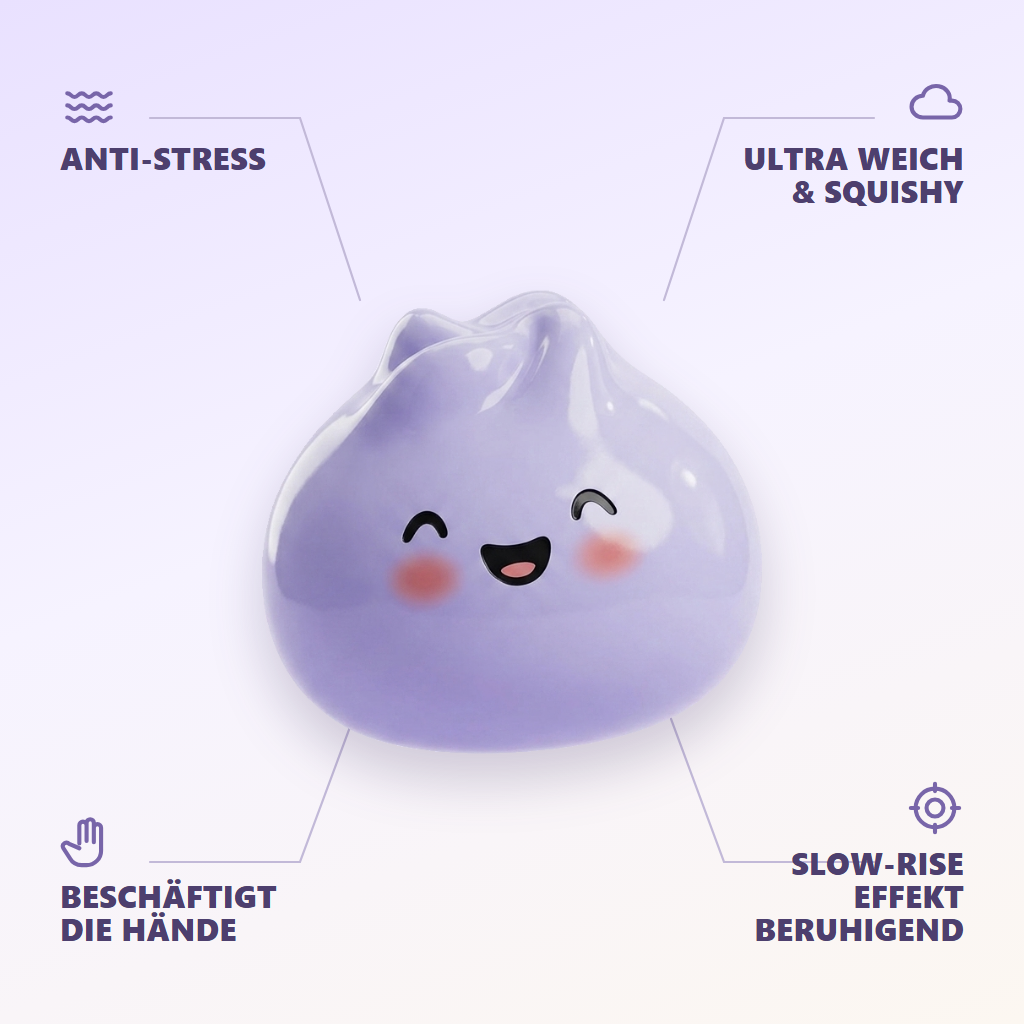 Dumpling Squishy Mystery Kuschel-Überraschung — seine Vorteile