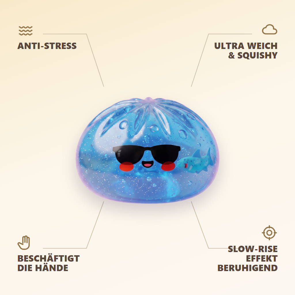 Dumpling Squishy Sonnenbrille Chill — seine Vorteile