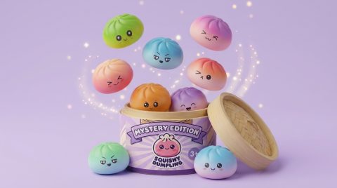 Mystery Dumpling Squishy Viral-Trend beim Drücken, weiches Material