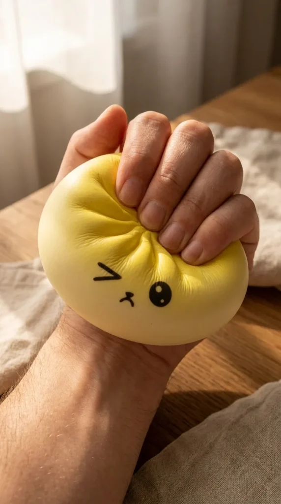 Mystery Dumpling Squishy Viral-Trend beim Drücken