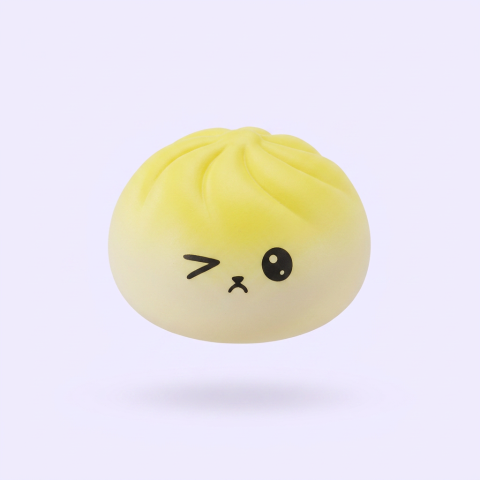 Mystery Dumpling Squishy Viral-Trend beim Drücken, weiches Material