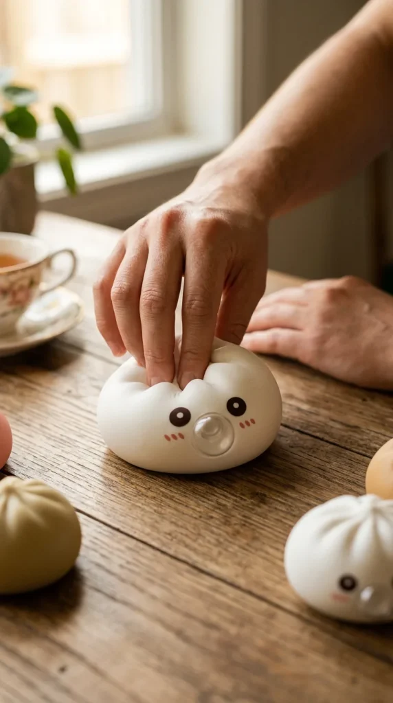 Giant Dumpling Squishy Wolke Weiß beim Drücken