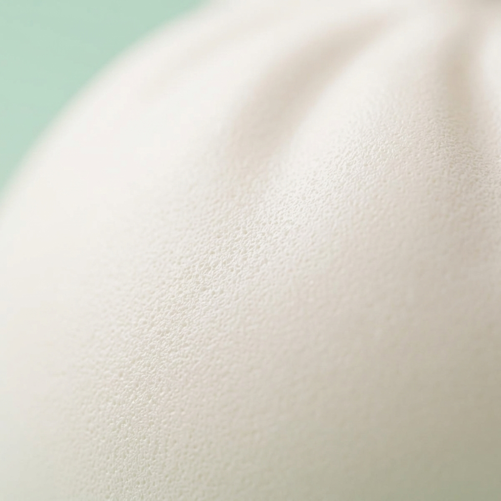 Giant Dumpling Squishy Wolke Weiß — Makro-Nahaufnahme der Textur